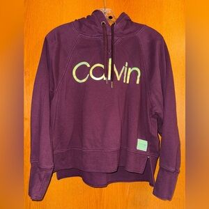 Calvin Kline maroon hoodie